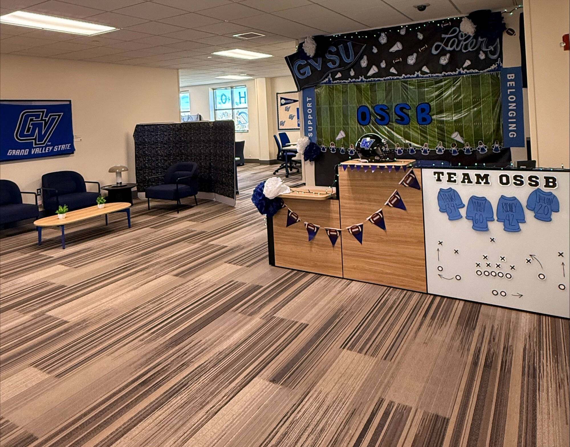 Photo of homecoming decorations